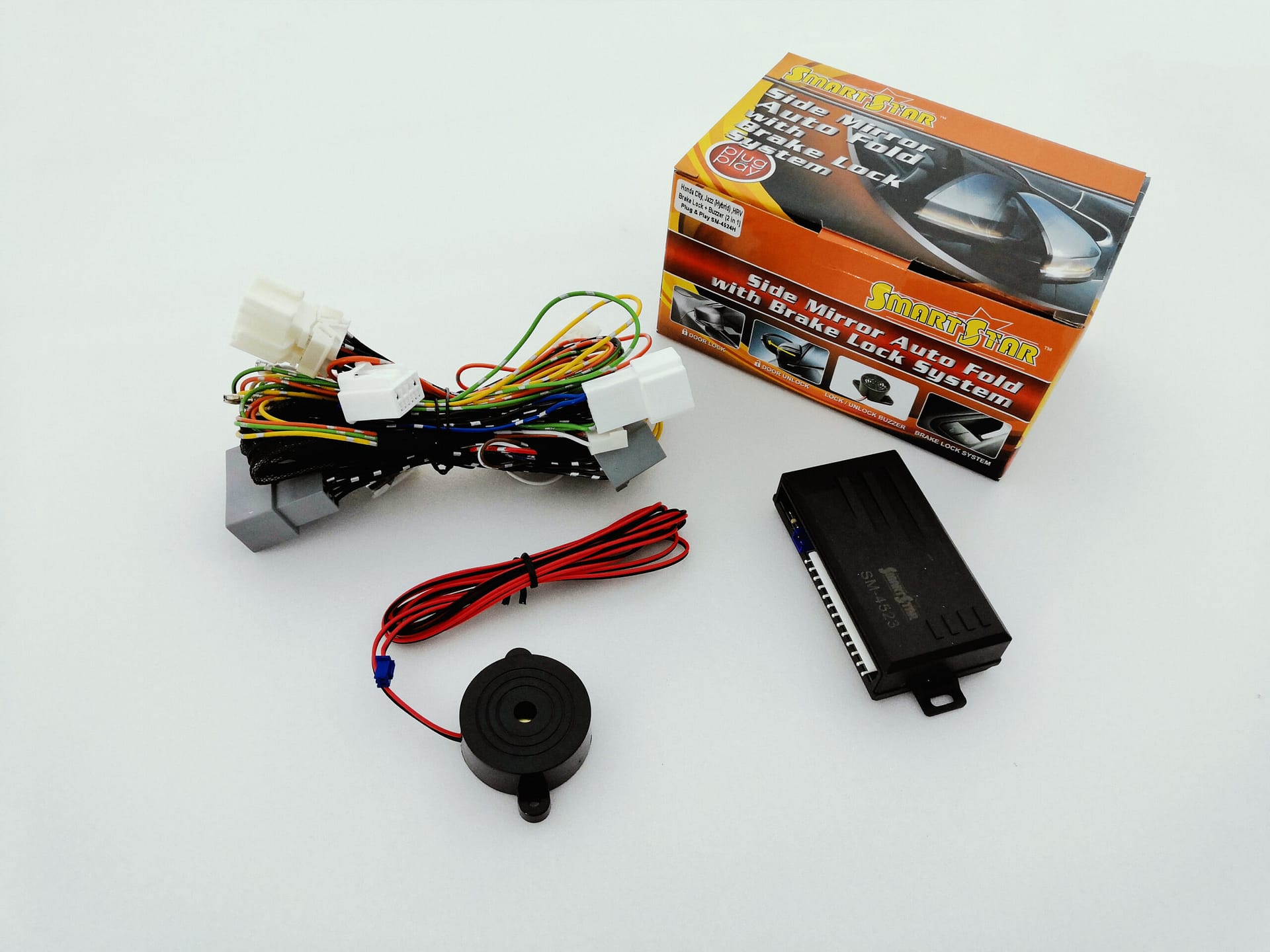 HONDA HRV/JAZZ/CITY Brake Lock System + Side Mirror Auto Fold + Buzzer Plug & Play TMAZ, SMART