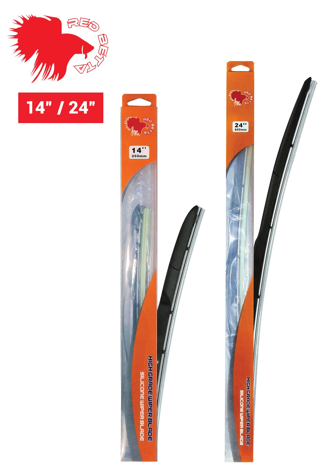 High Grade Silicone Wiper Blade 14"(350mm) l 24"(600mm) TMAZ, SMART STAR Car Accessories