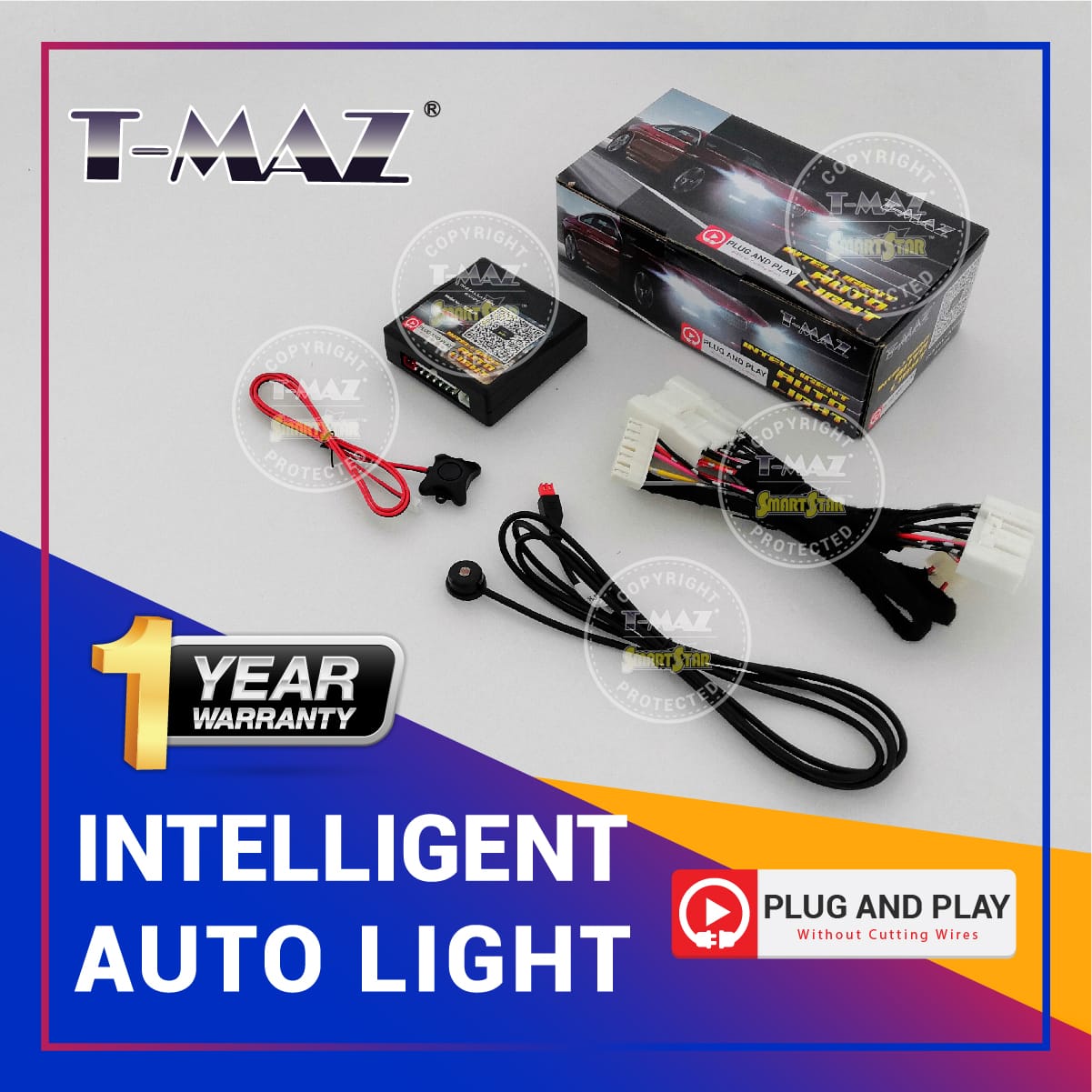 Perodua Myvi Icon 2015 2017 Intelligent Auto Light Plug Play Tmaz Smart Star Car Accessories
